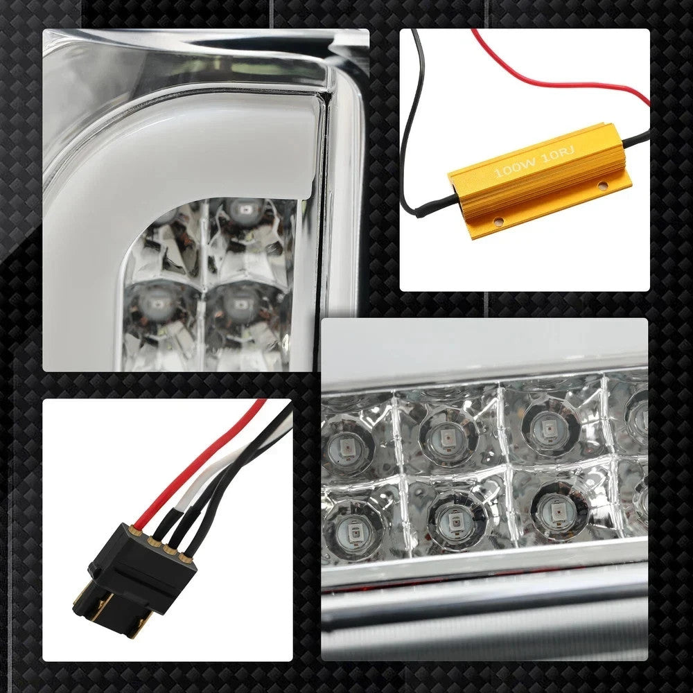 Pair Rear Tail Lights Lamps LED For 90-97 96 Ford F150 F250 F350 F Super Duty