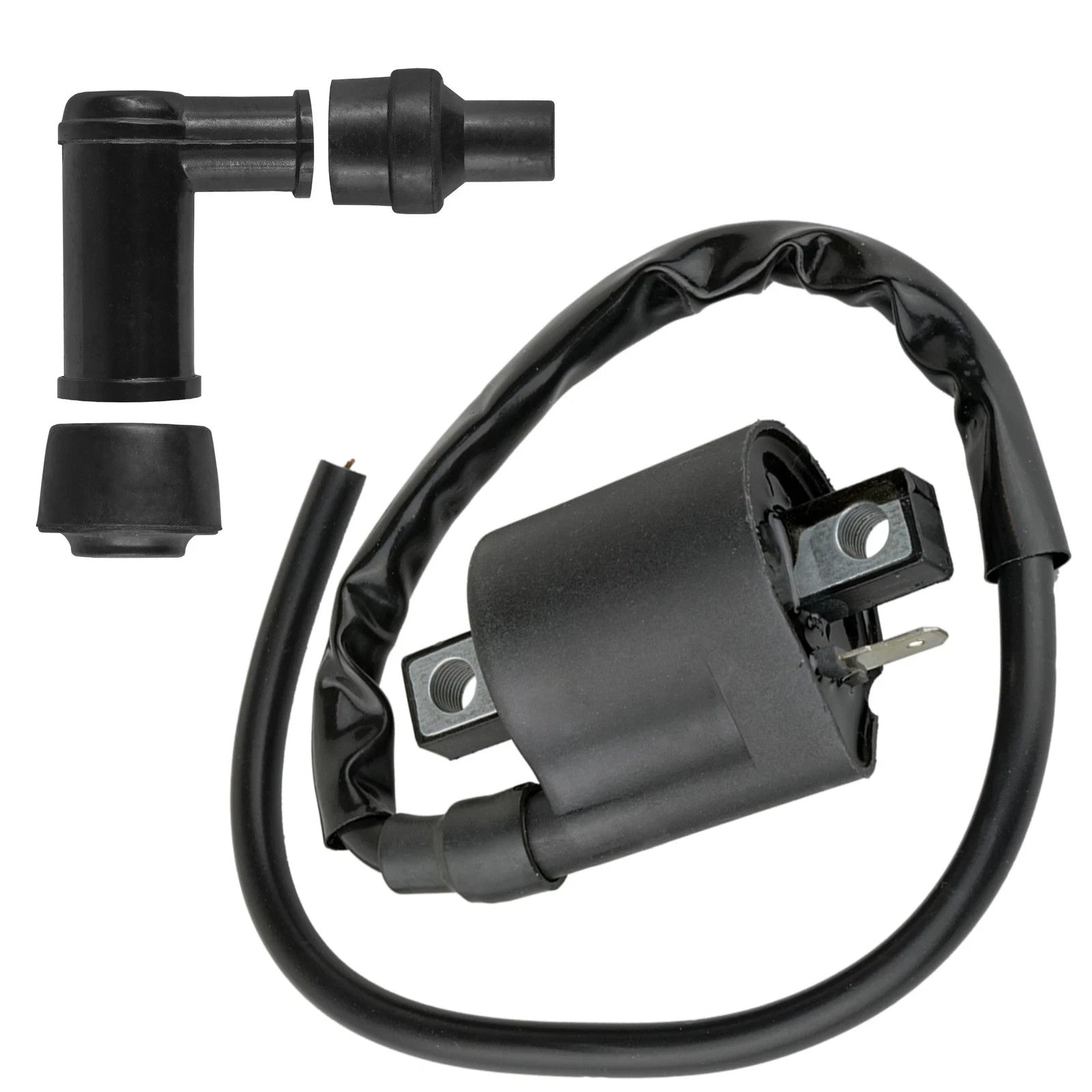 Ignition Coil with Spark Plug Cap for Yamaha TT-R90 TTR90 TTR90E 2000 2001- 2007