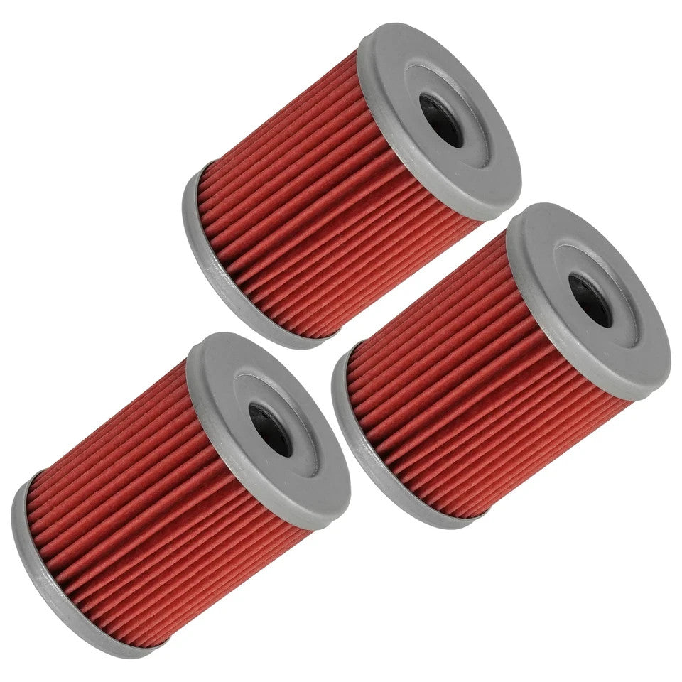Oil Filter for Suzuki LTF4WDx LT-F4WDx King Quad 300 1991-1996 1997 1998 3-Pack