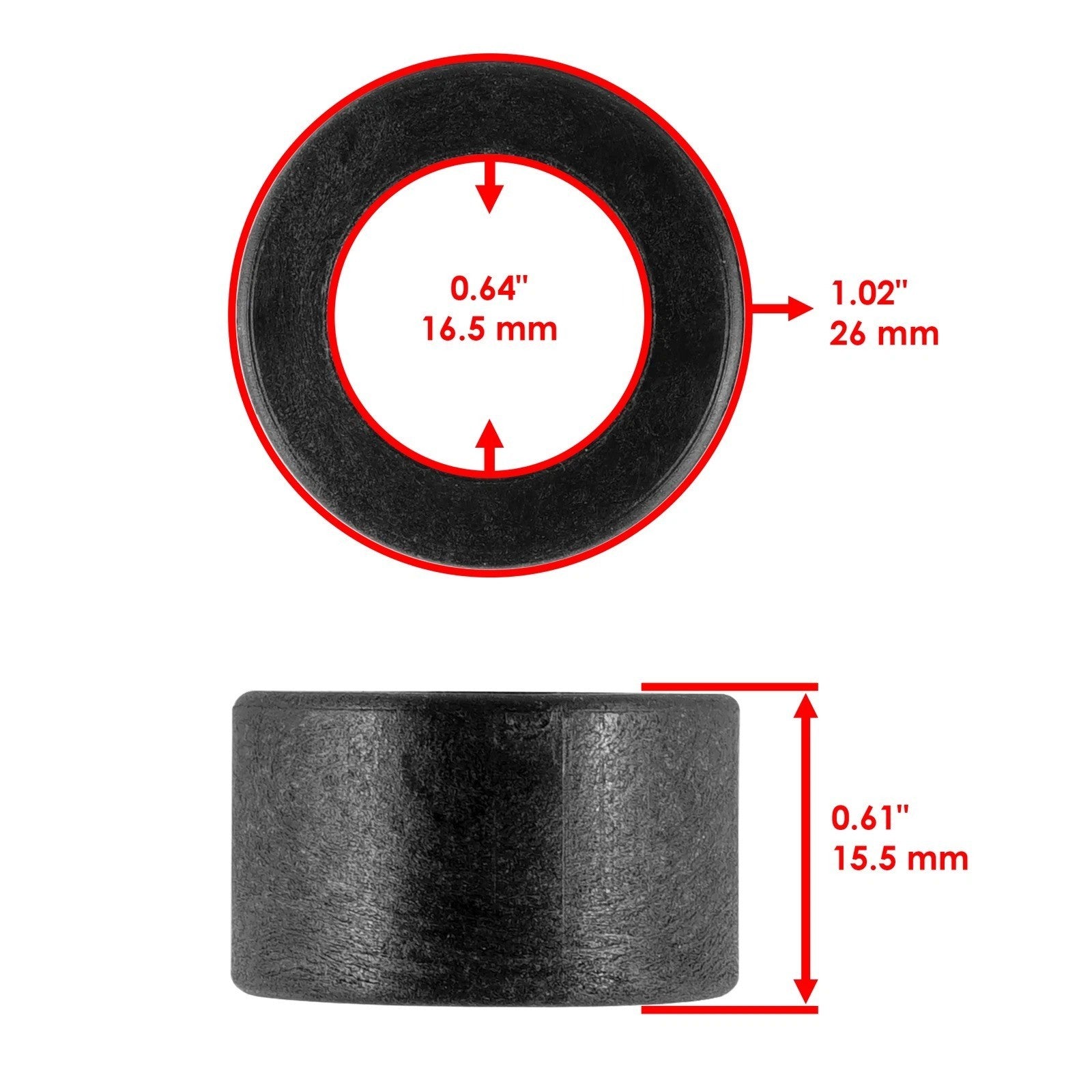5438902 5432092 5452233 1543326 Rear Control Arm & Knuckle Bushing For Polaris