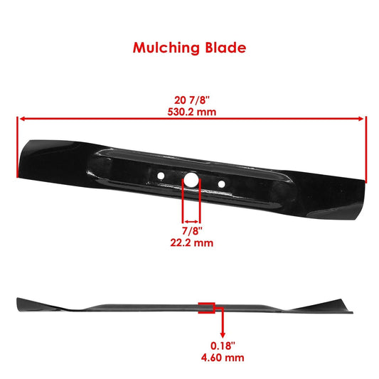 Rotary Mulching Blade Fits John Deere 14PB 14SB 14SE 14PZ 14SZ 14SC 14SX M125413