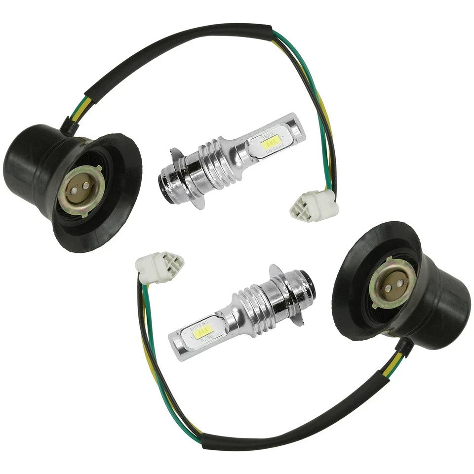 Headlight Socket And LED Bulb For Yamaha Kodiak 700 YFM70K 4x4 FI 2016-2022