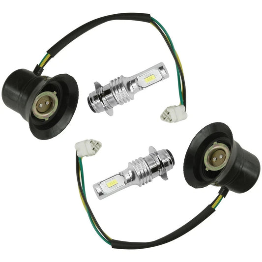 Headlight Socket And LED Bulb For Yamaha Kodiak 700 YFM70K 4x4 FI 2016-2022