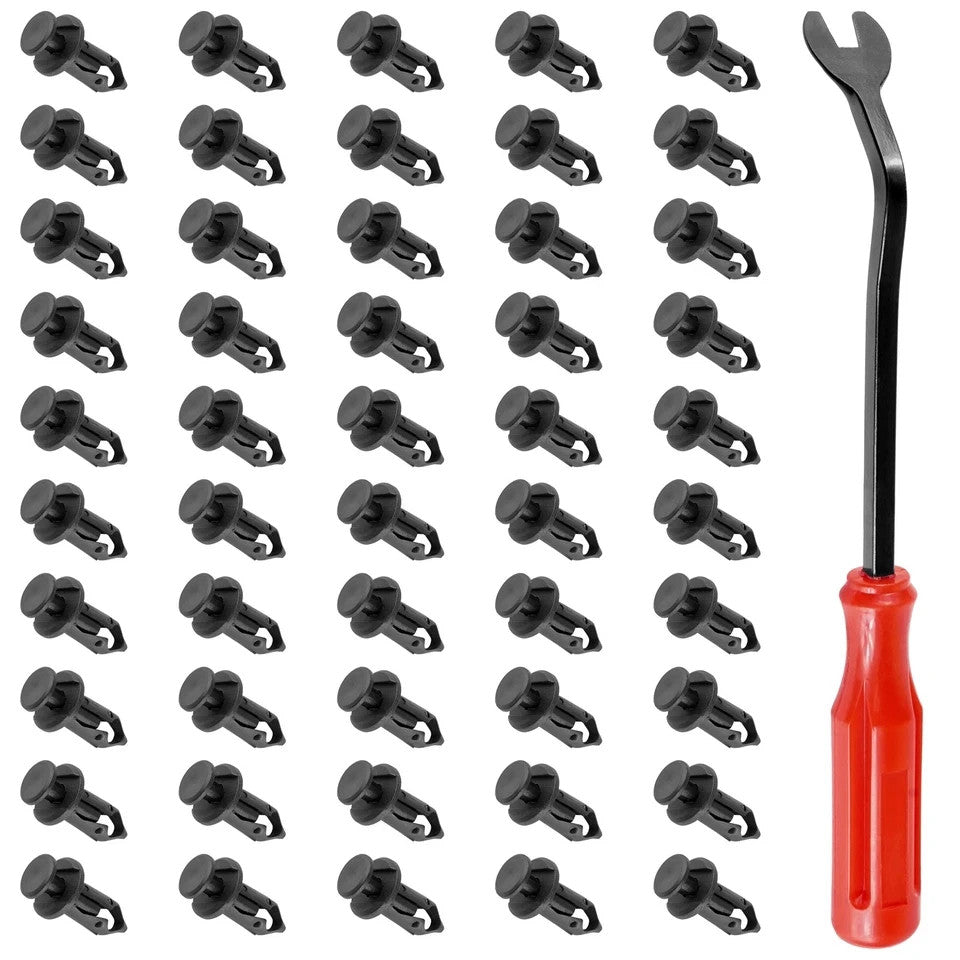 50 Fender Rivet w/ Tool for Polaris RZR 1000/ RZR XP 1000/ RZR XP 4 1000 7661855