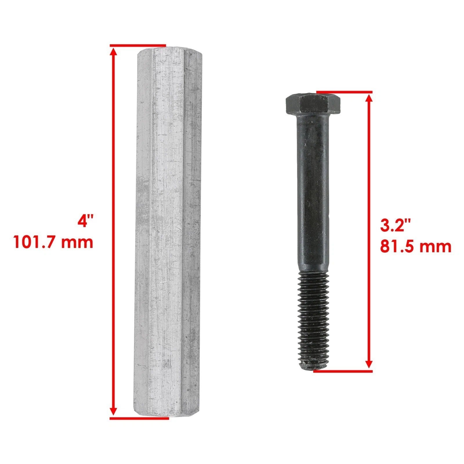 Caltric Rear Upper A-Arm Stabilizer Rod For Polaris 5020827 Length 213.6mm