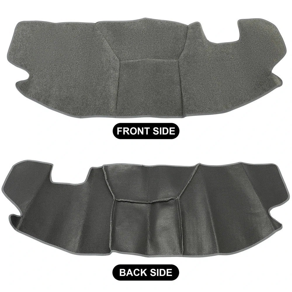 HECASA For Jeep Wrangler TJ 1997-06 Interior Carpet Kit Rug Floor Mat 6pcs GRAY