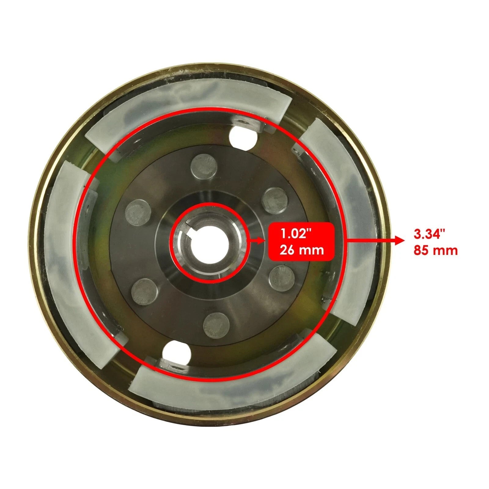 Flywheel Generator w/ Stator Magneto For Yamaha 2xj-85550-m1-00 3jm-85560-00-00