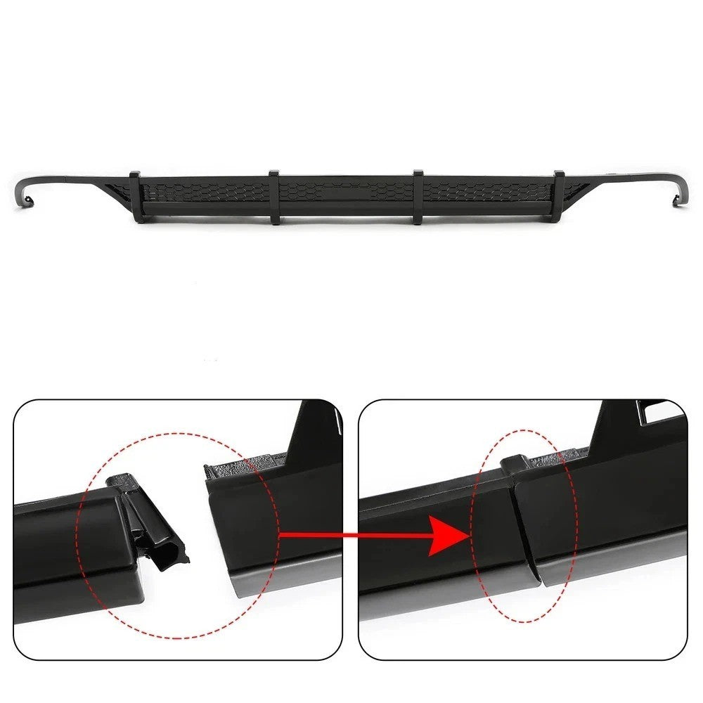 For 2018-2022 Honda Accord Rear Bumper Diffuser Lower Valance+Corner Apron Spat