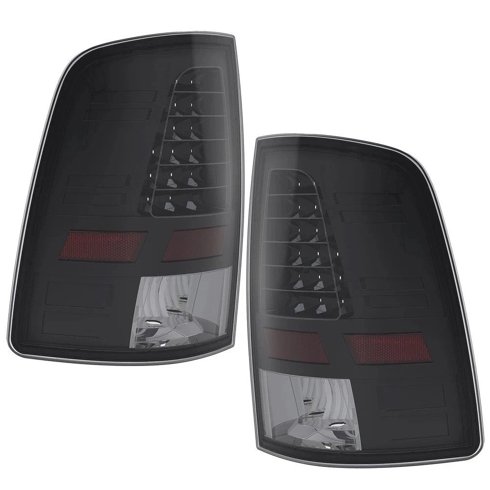 Black Smoke LED Tail Lights Brake Lamps For 2009-2018 Dodge Ram 1500 2500 3500