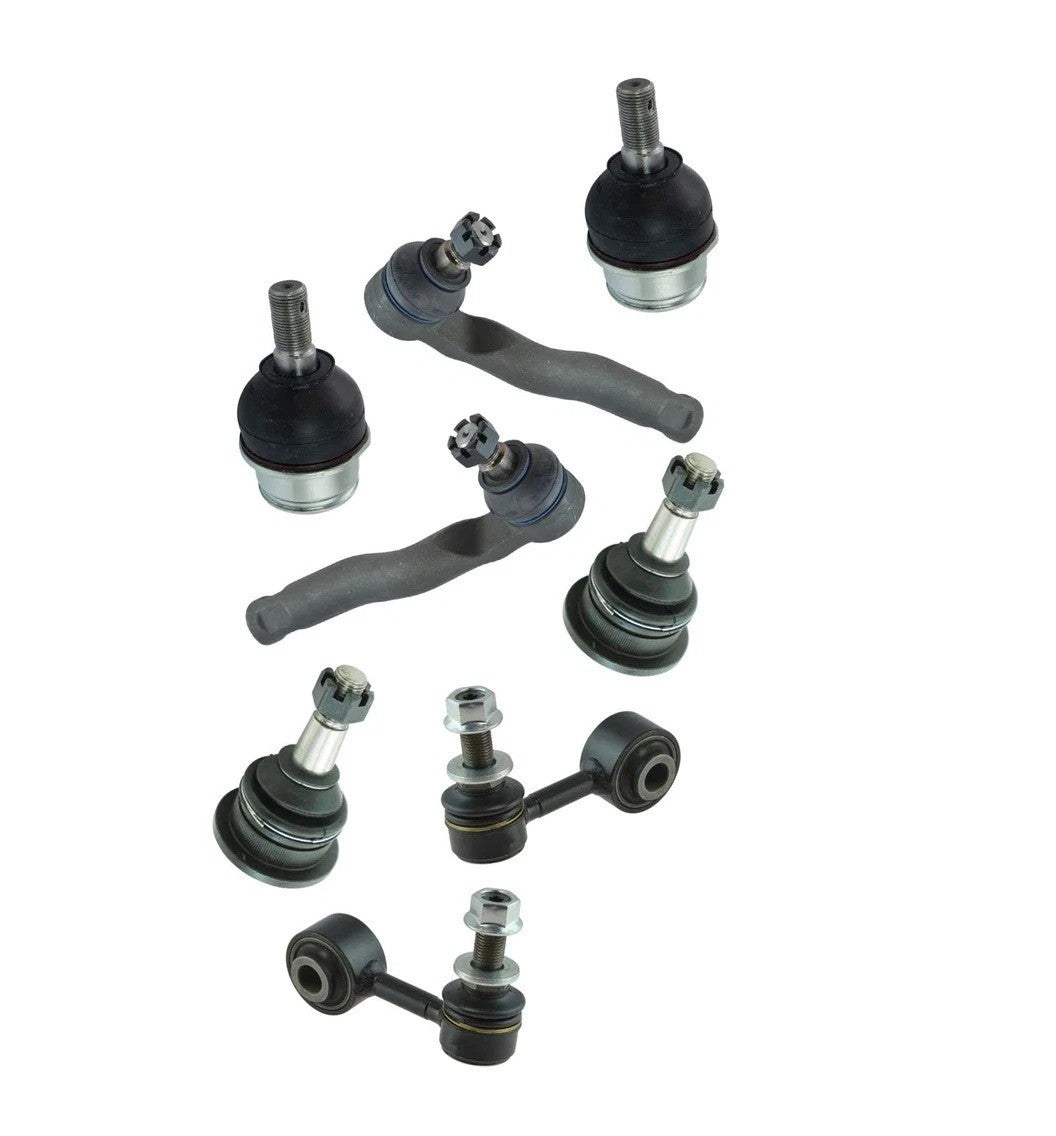 Front Ball Joint Tie Rod End Sway Bar Link Steering Suspension Kit Set 8pc New