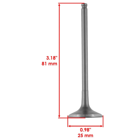 Caltric Exhaust & Intake Valve Kit For Honda CRF250R 2004 2005 2006 2007
