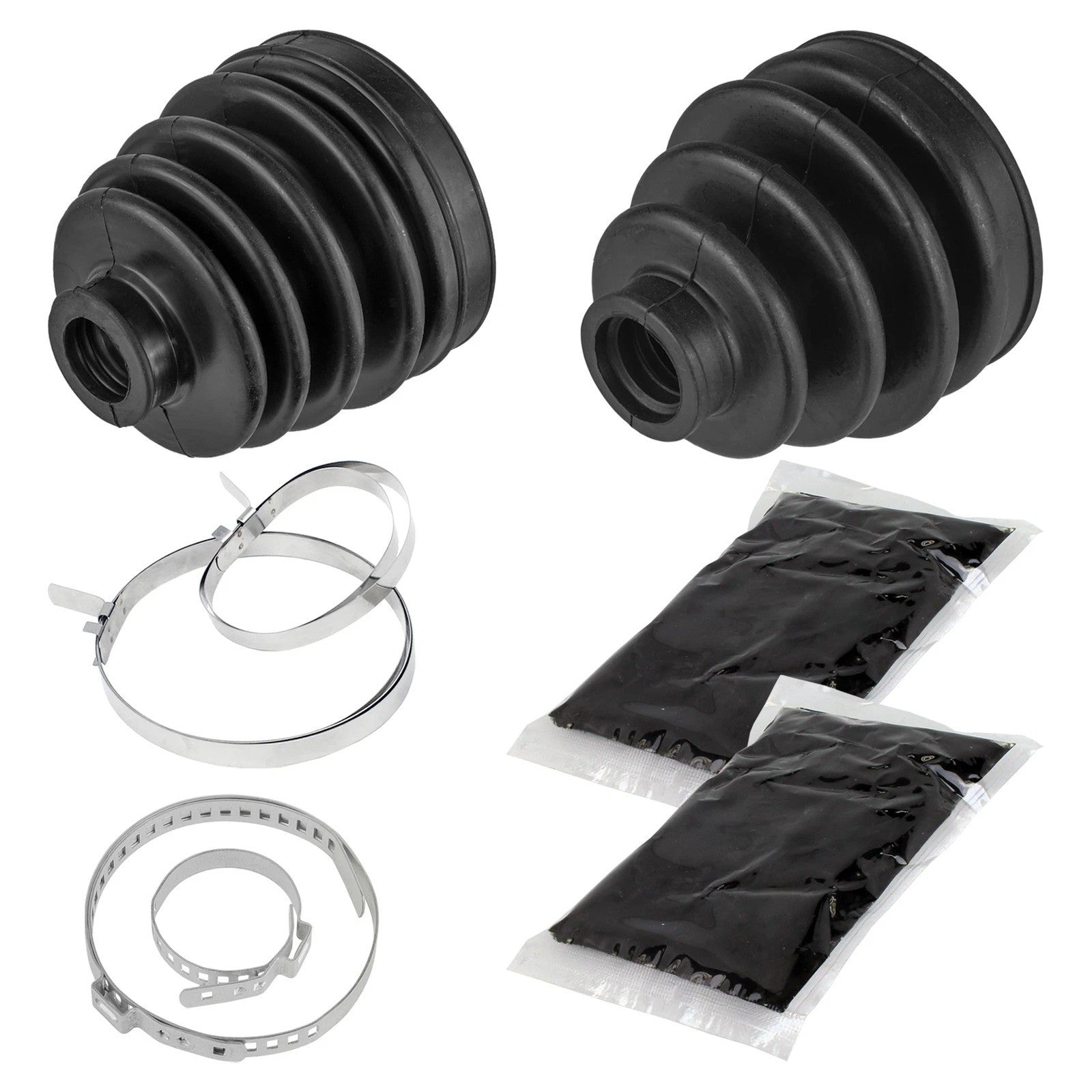 Front Axle Outer Inner CV Boot Kit for Polaris RZR XP Turbo / RZR XP 4 Turbo