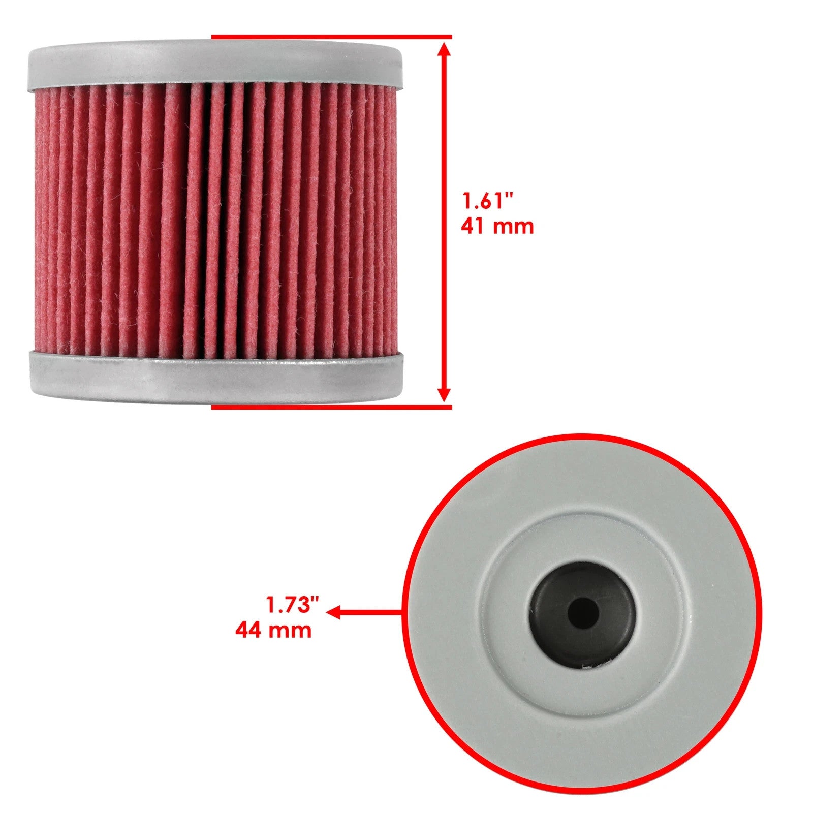 Oil Filter for Suzuki LT125 LT185 Quadrunner 1983 1984 1985 1986 1987