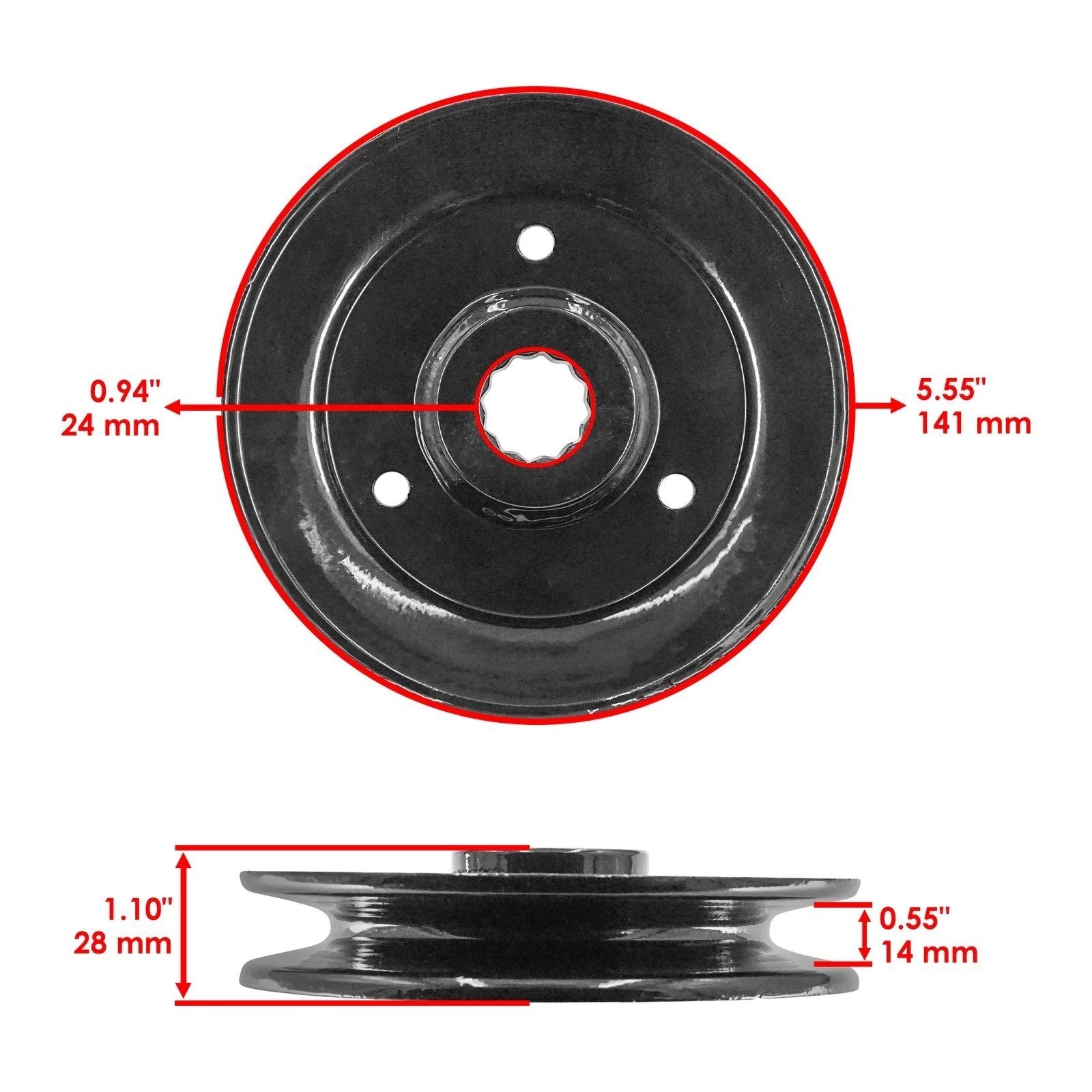 54" Deck Spindle Blade for Hustler FasTrak SD / Z4 / Sport / Trimstar / 783506