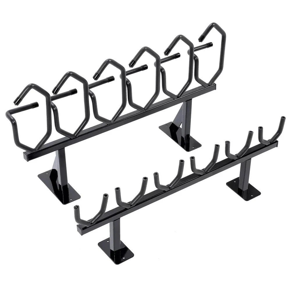 HECASA 6 Gun Rack Vertical For Carbine Hanger Shotgun Hook Wall Mount Display