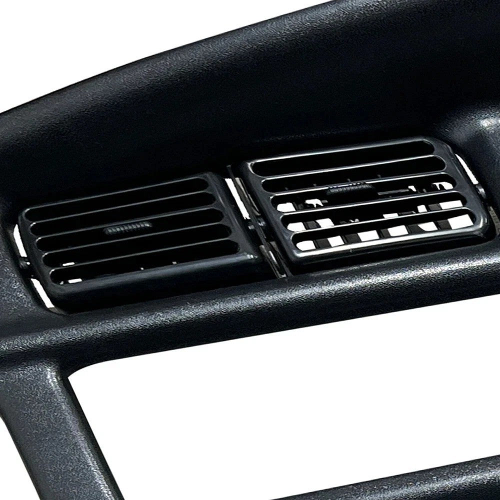 Dash Pad Cover Replacement Black & Bezel w/Vent For 1998-02 Dodge Ram 1500 2500