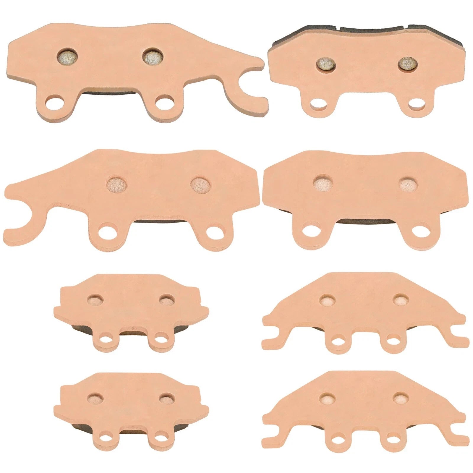 Front and Rear Brake Pads for Kawasaki Mule Pro-Fx Pro-Fxt KAF820 2015-2016