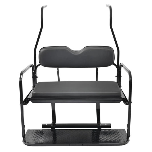For 2000-2013 Club Car DS Rear Seat Kit Golf Cart Back Seat 400 lbs w/ Grab Bar