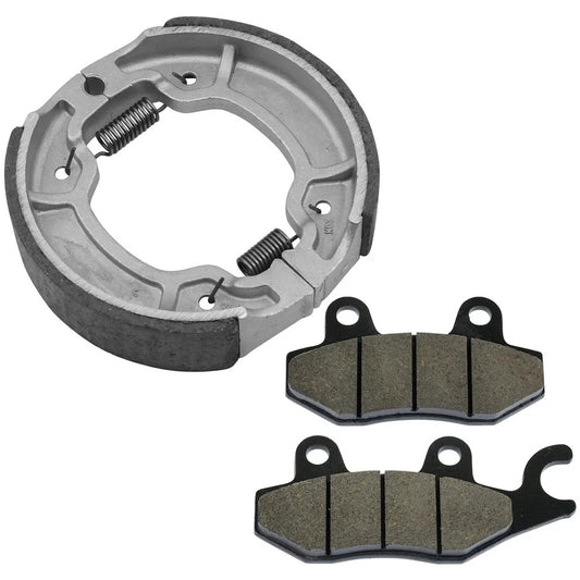 Front Brake Pads and Rear Brake Shoes for Yamaha TTR230 TT-R230 2005-2020