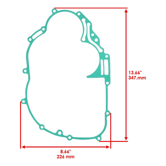 Clutch Friction Plates And Gasket Kit for Kawasaki Bayou 220 KLF220A 1988-2002