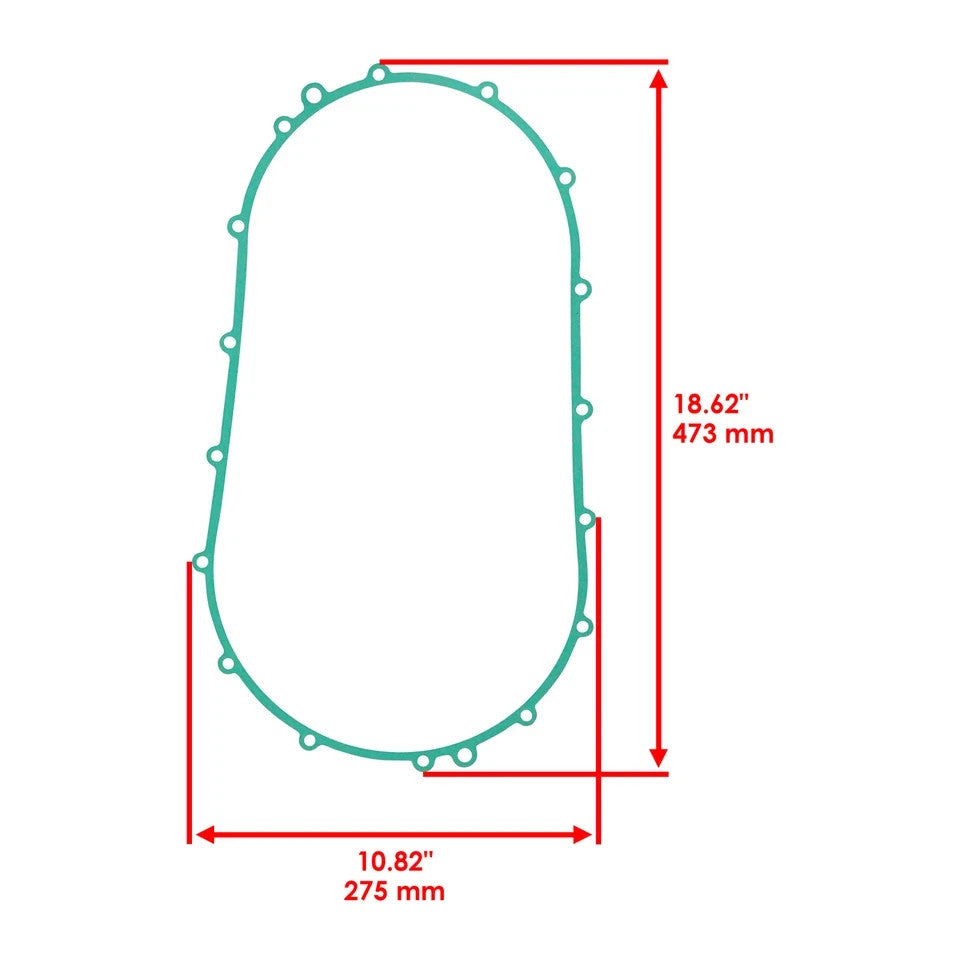 Outer Clutch Cover Gasket for Arctic Cat 0830-137 Gasket