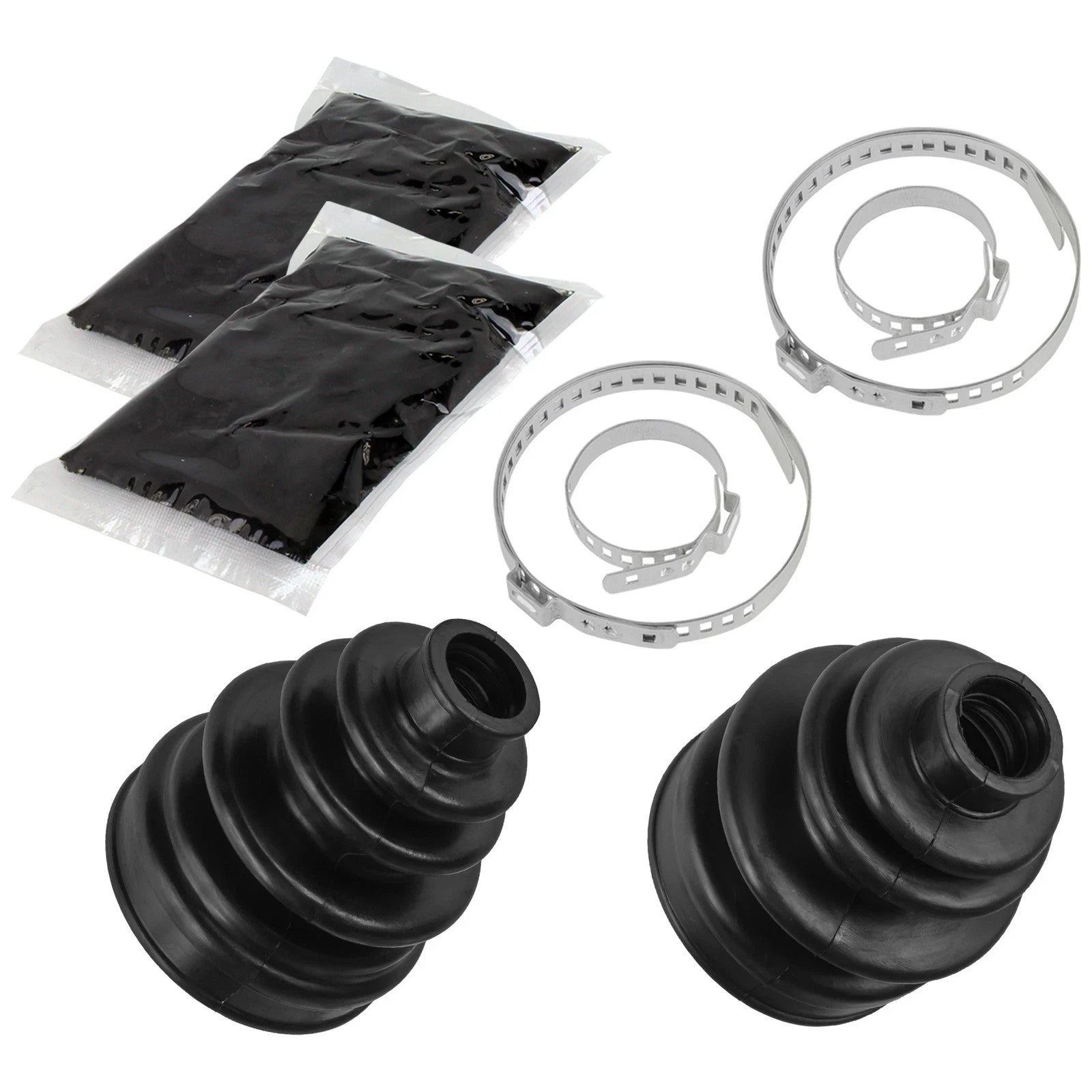 Rear Axle Inner Outer CV Boot Kit for Yamaha Grizzly 660 YFM660F 4X4 2002-2008
