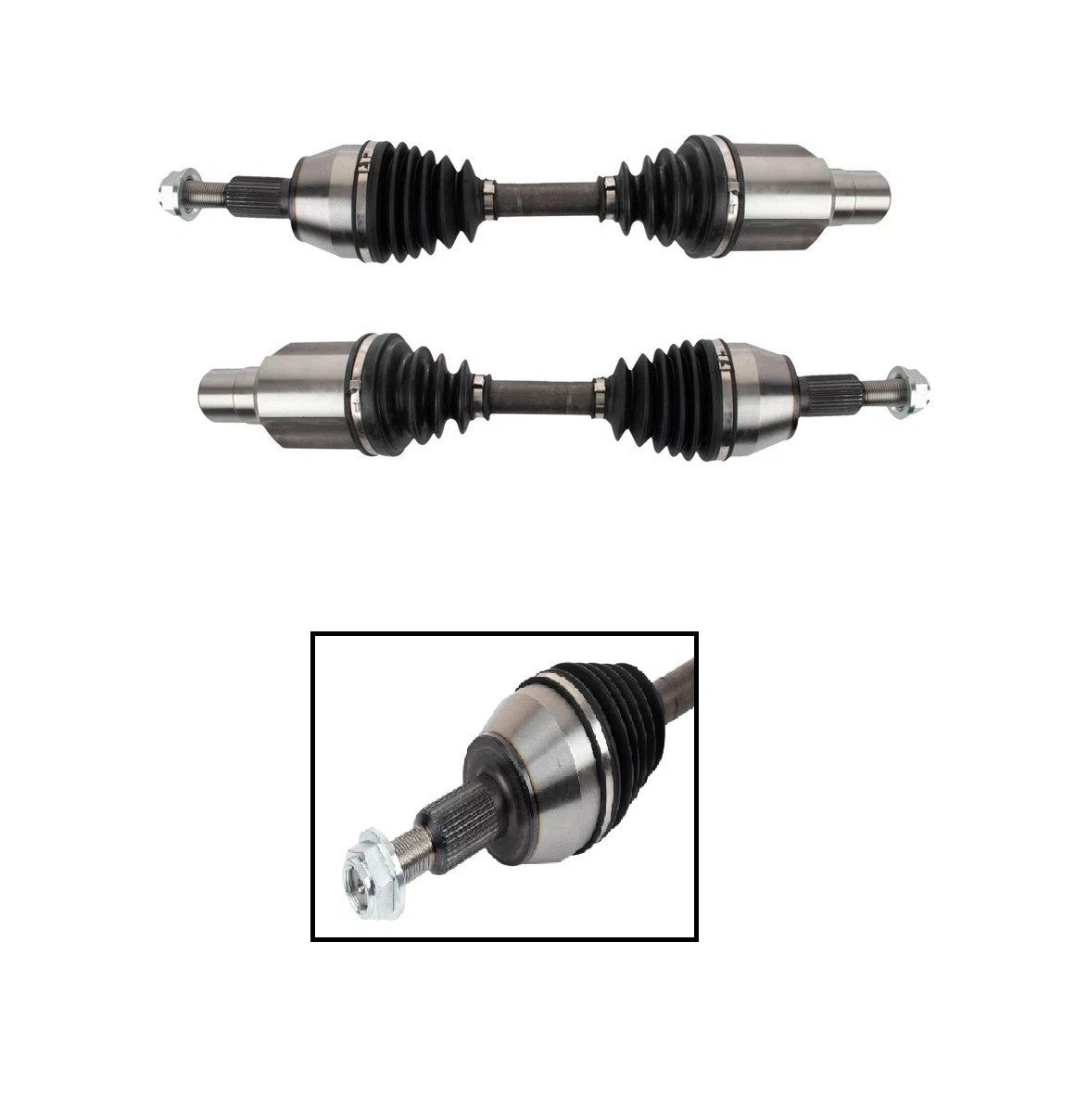 Front CV Axle Shaft Set For 2007-2009 Chrysler Aspen 2004-2009 Dodge Durango