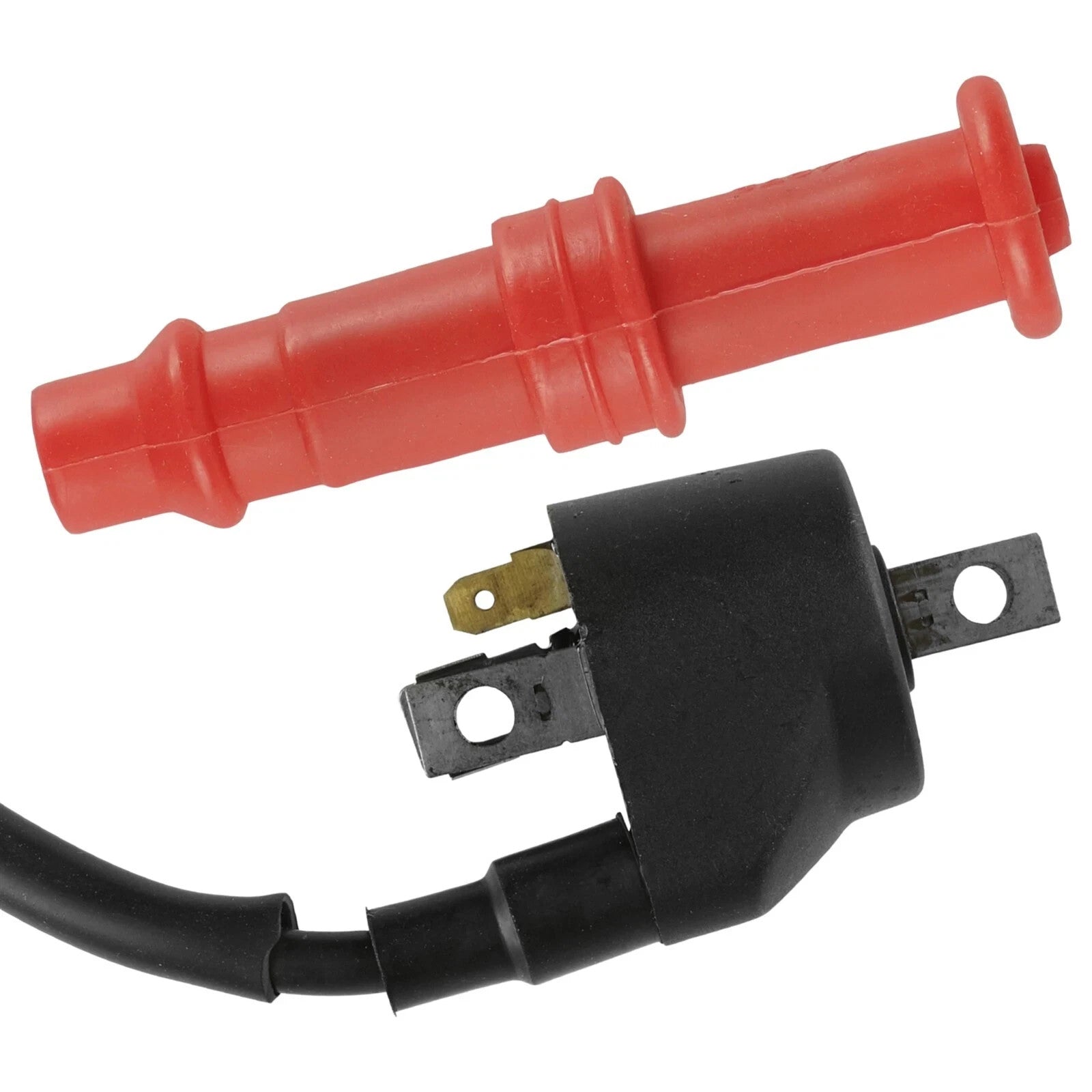 Ignition Coil with Spark Plug Boot Cap for Polaris Big Boss 500 1998-1999