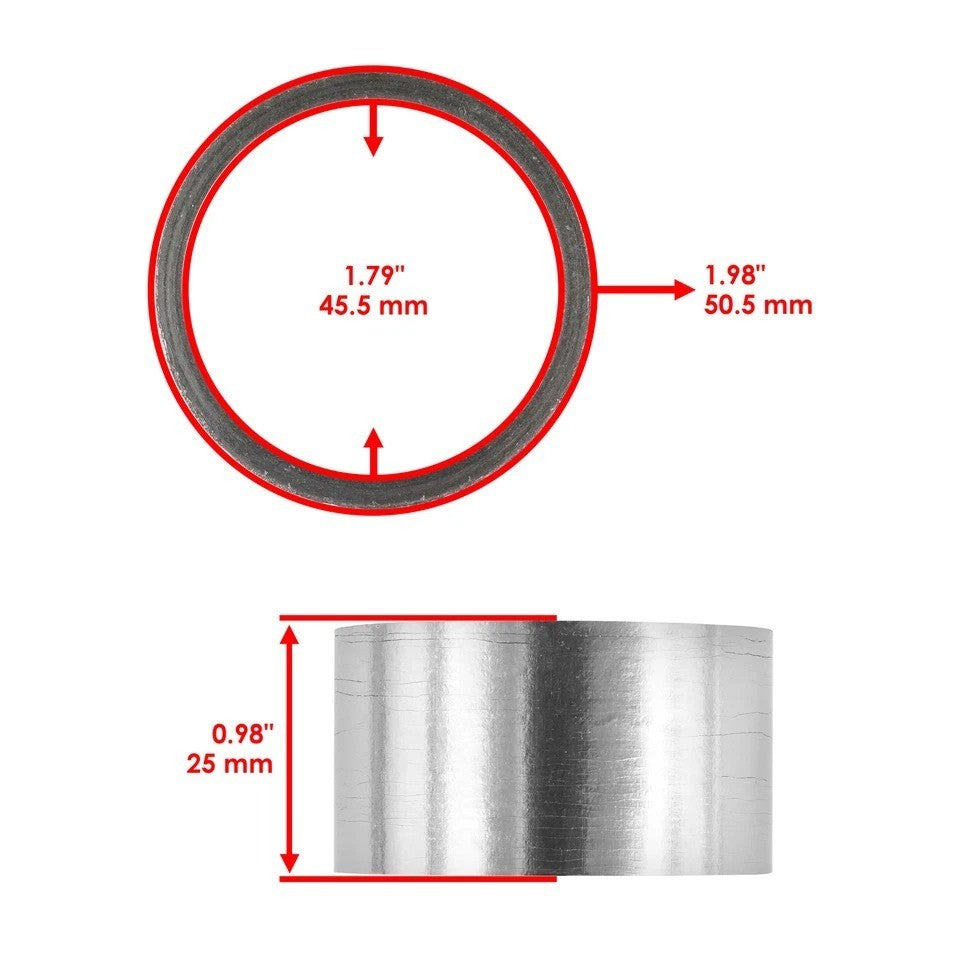 Caltric Exhaust Pipe Gasket for Can-Am 707600430 Exhaust Pipe Gasket CanAm