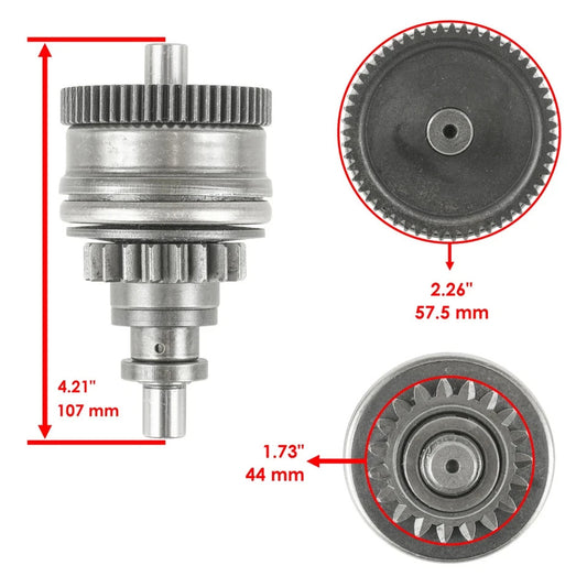 Caltric Starter and Drive for Yamaha Waverunner Super Jet SJ700 700 1994-2020