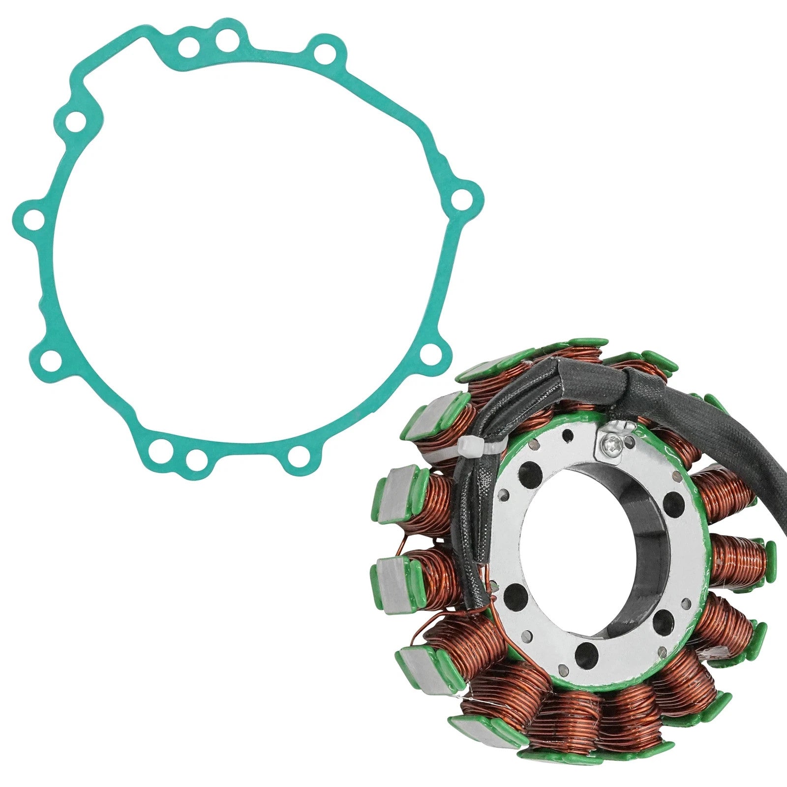 Generator Stator And Gasket For Kawasaki Ninja ZX-6R ZX6R ZX600P ZX600 P 2007-08