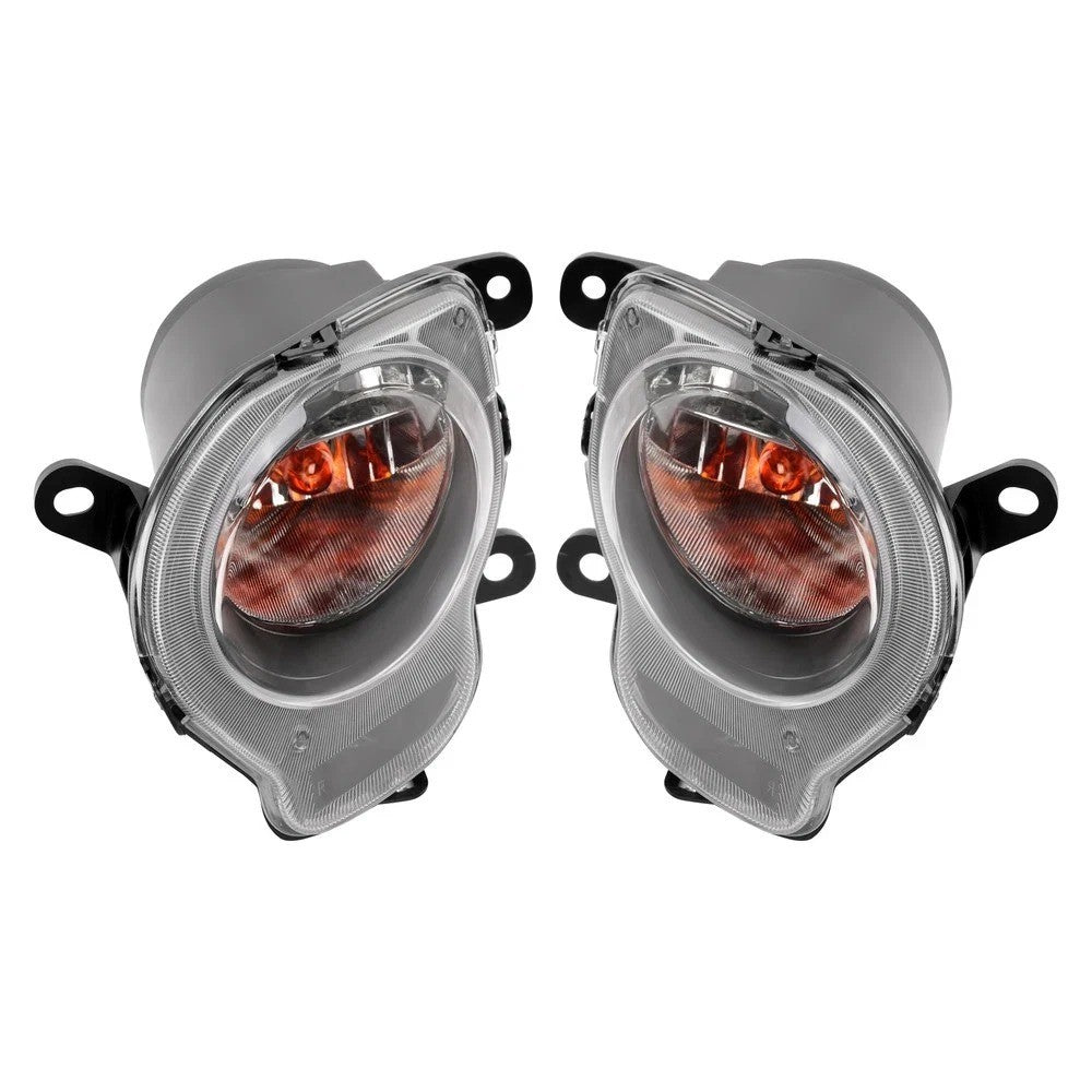 Clear Lens Turn Signal Parking Lights For Fiat 500 2012-2017  Front Right + Left
