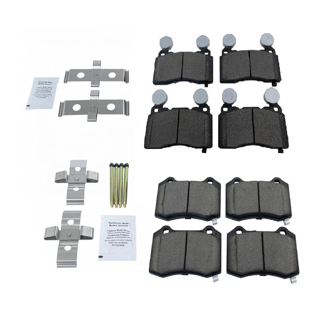 Front & Rear Premium Posi Ceramic Disc Brake Pads for Chevy SS Camaro New