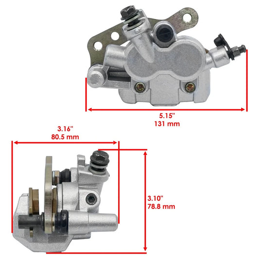 For Kawasaki Brute Force 750 KVF750 4X4i 05-26 Front LH/RH Brake Caliper W/Pads