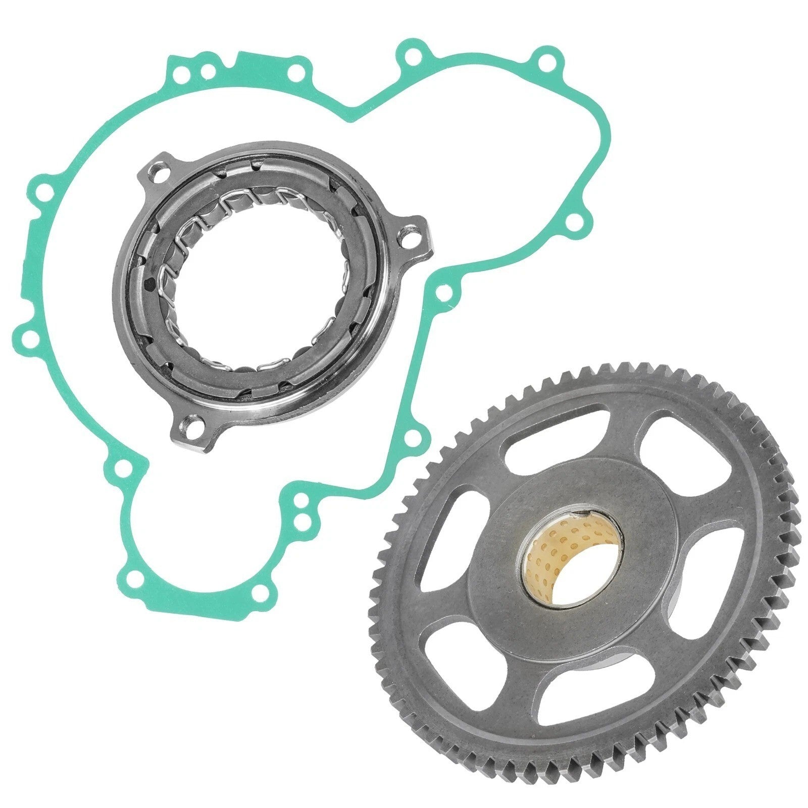 Starter Clutch One Way Sprag Idler Gear Gasket For Polaris RZR XP 900 2011-12