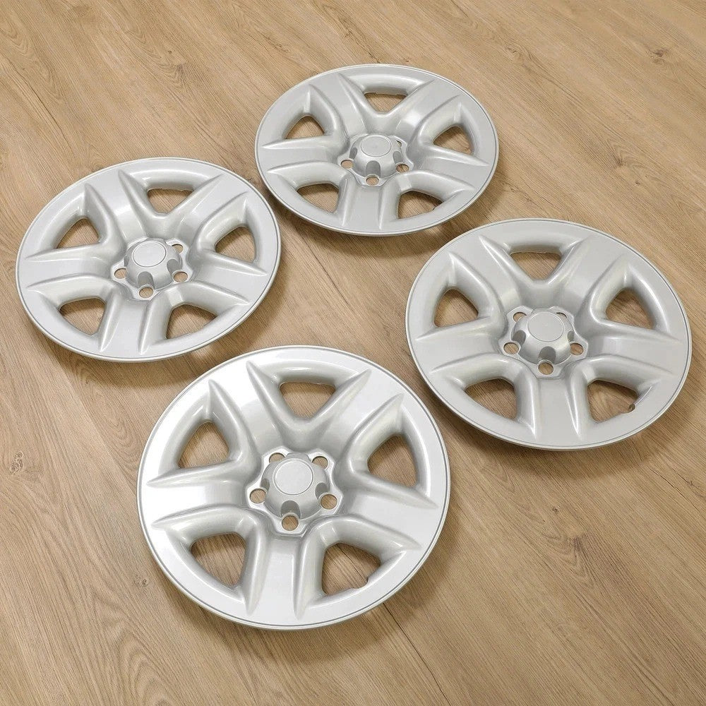 4PC 17" Silver Wheel Hub Caps Full Rim Skin Covers Fit For Toyota RAV4 2006-2012
