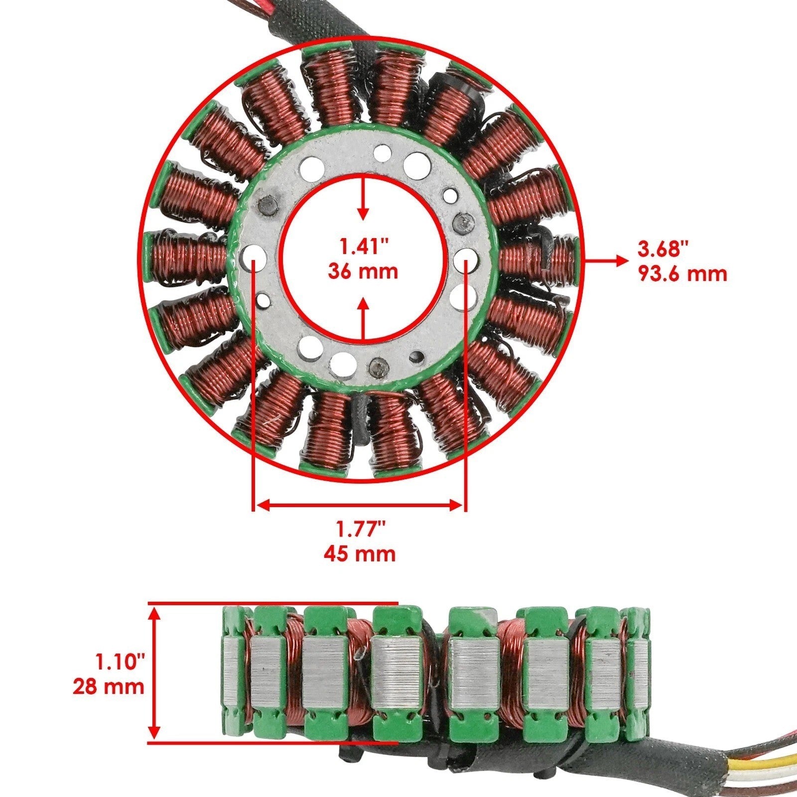 Stator And Gasket for Kawasaki KFX400 KSF400A 2003 2004 2005 2006