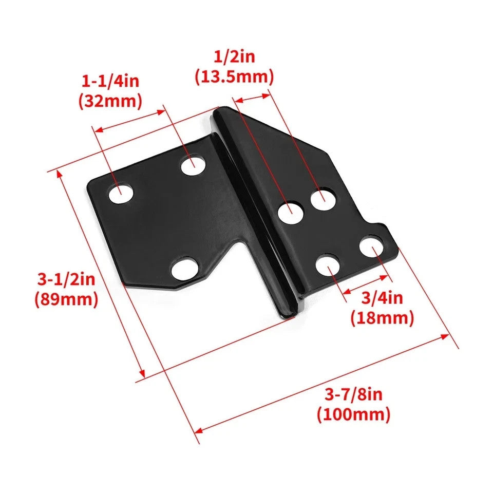 For Harley Touring 1997-08 Quick Release Sissy Bar Backrest Docking Hardware Kit
