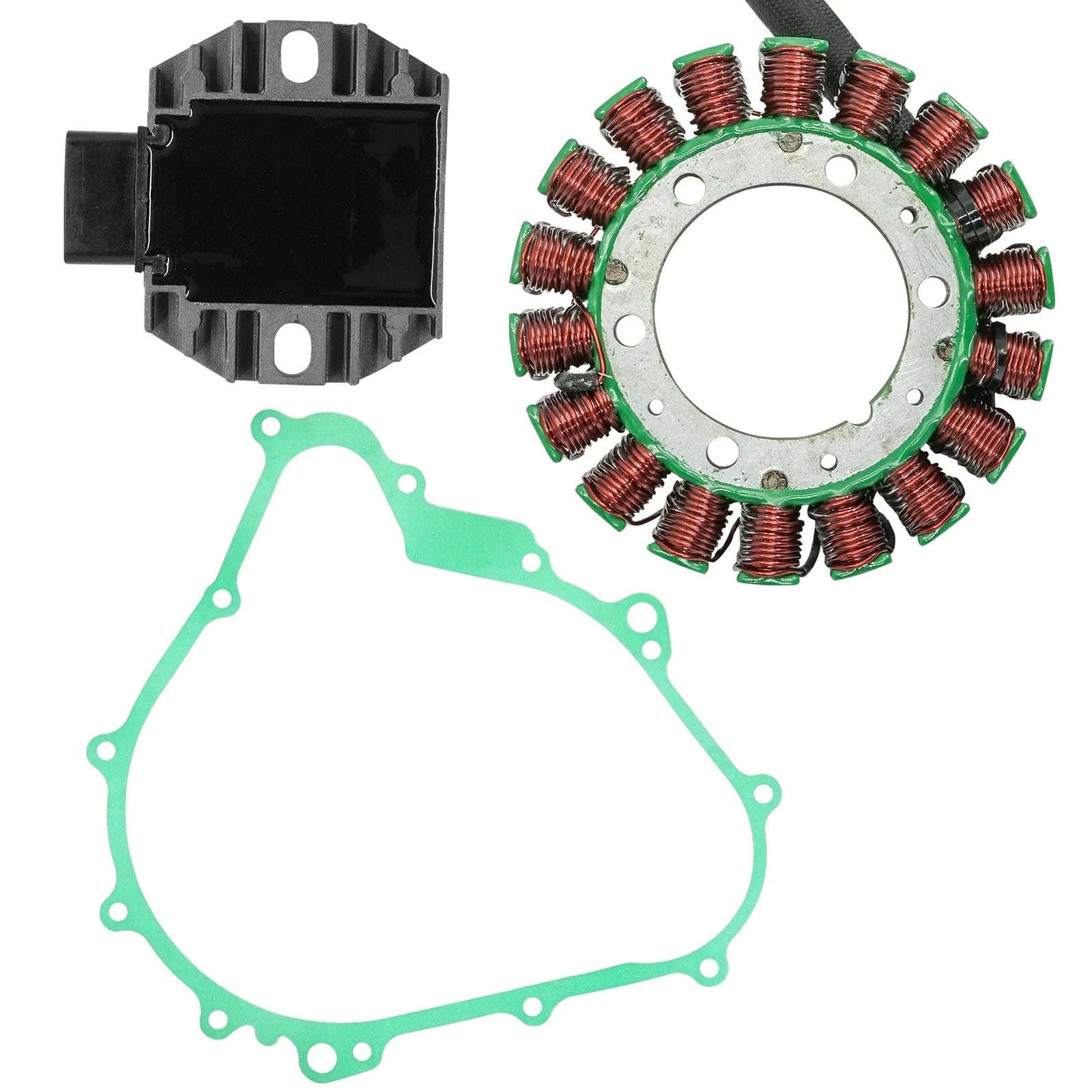 Stator & Regulator Rectifier W/Gasket For Yamaha Kodiak 400 YFM400 2000-2006