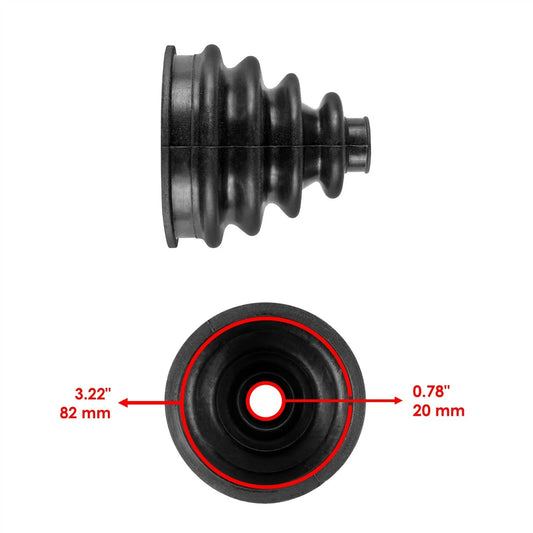 Fits John Deere XUV620i XUV625i Gas Rear Axle Inner Outer CV Boot Kit 2 Sets