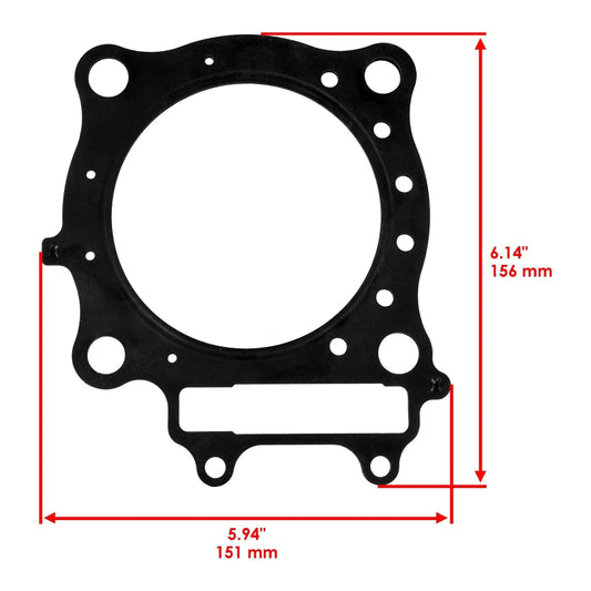Head Gasket for Honda ATV Sportrax TRX 450R 2004-2005 12251-HP1-671
