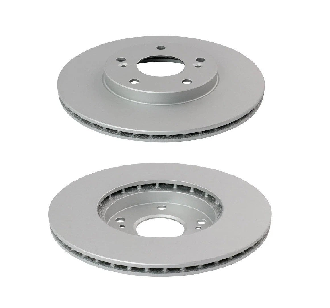 Front G-Coated Disc Brake Rotor Pair Set for Honda Accord Civic Element