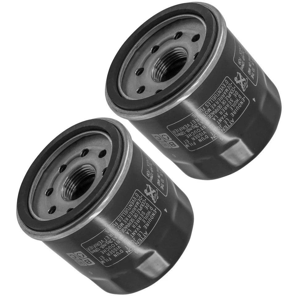 2 Pack Oil Filter for Arctic Cat 650 V2 4X4 Auto Le 650 2004 2005 Atv