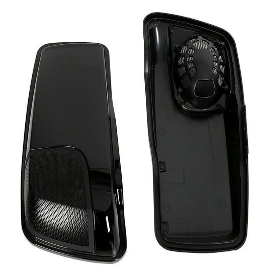 Saddle bag Lids Speaker 5x7 Cutouts For Harley Touring Road King Glide 2014-2024