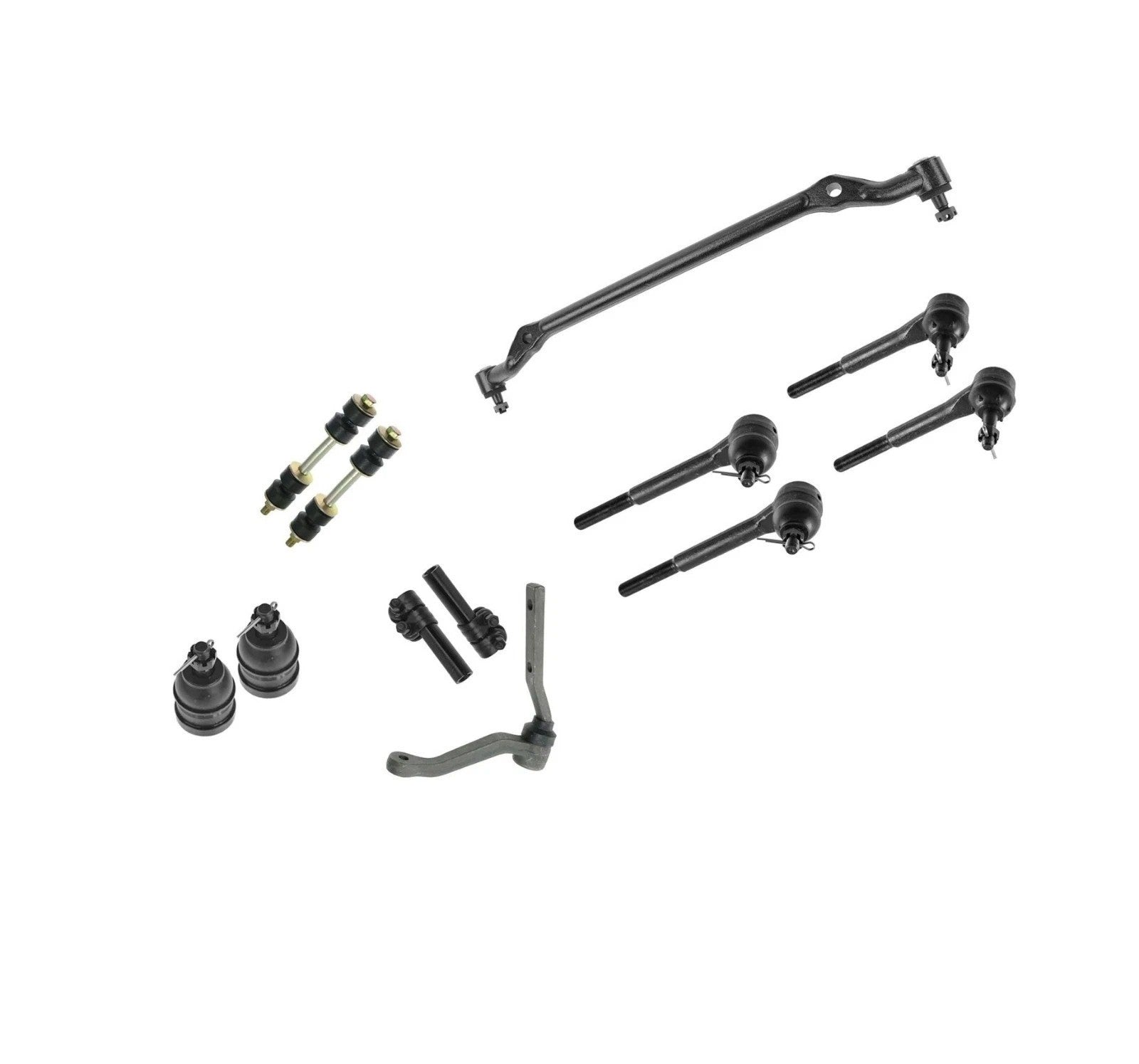 Front Tie Rod Center Link Adjuster Steering Kit Set for 82-92 Firebird Camaro