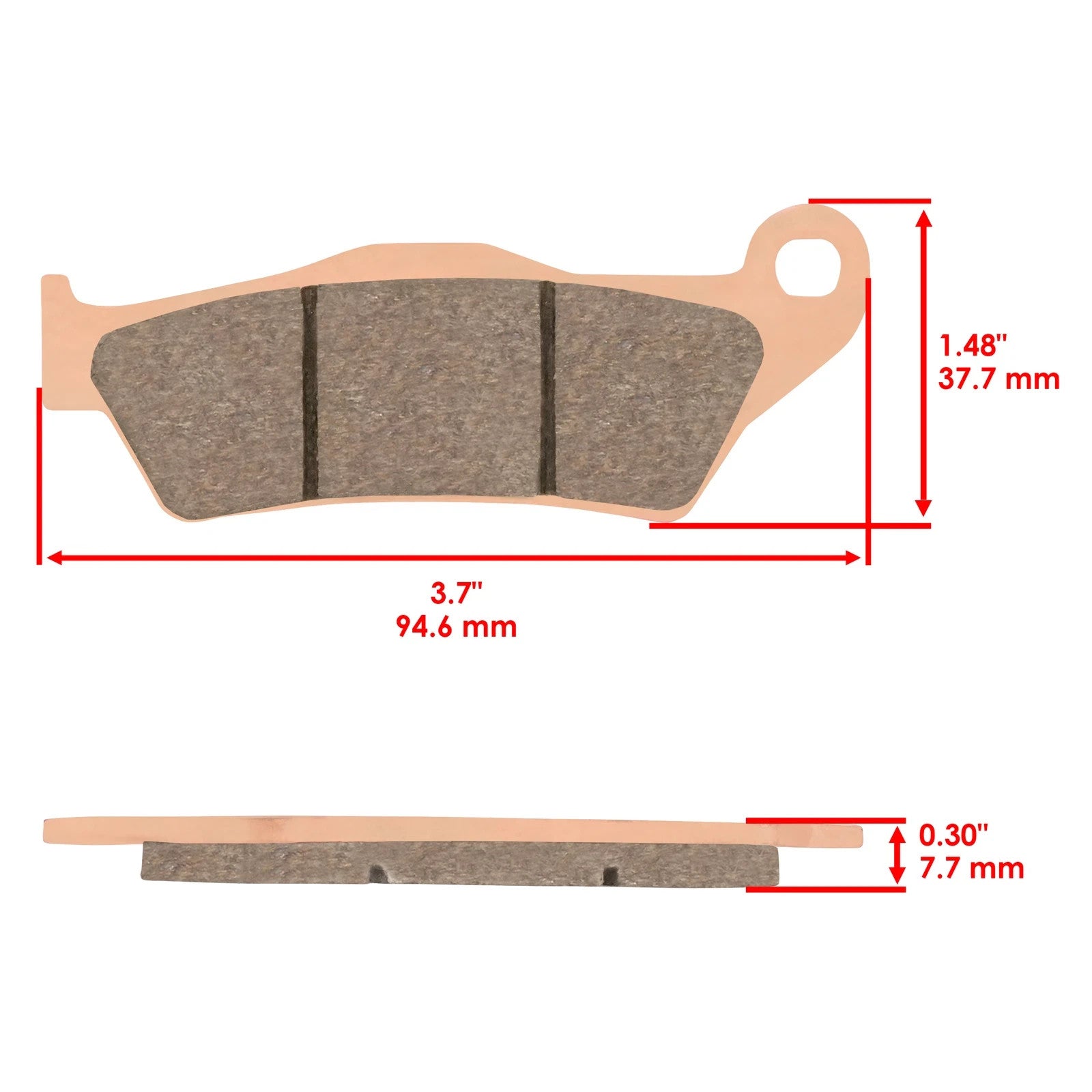 Front Brake Pads for KTM Exc525 Exc-G525 Racing 2003 2004 2005 2006 2007