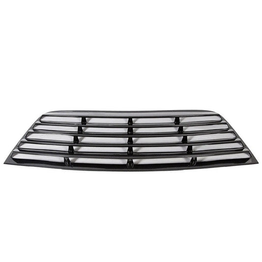 For Dodge Challenger 08-23 Carbon Fiber Style Rear Window Louver Sun Shade Vent