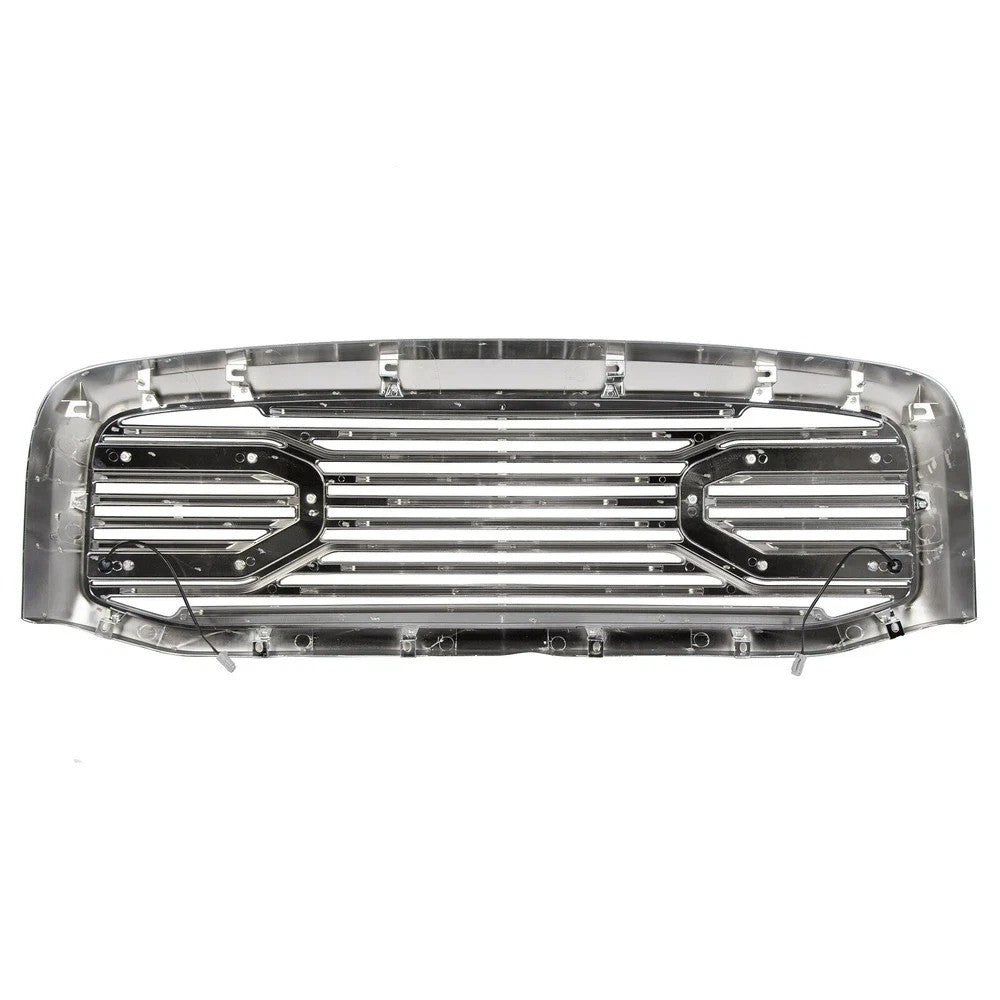 For 06-09 Dodge RAM 2500 3500 1500 Front Hood Chrome Big Horn Grille+Shell+Light