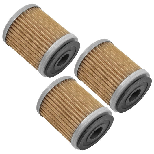 3 Pack Oil Filter for Yamaha Big Bear 346 350 384 YFM350FW 1986 1987 1988 89-99