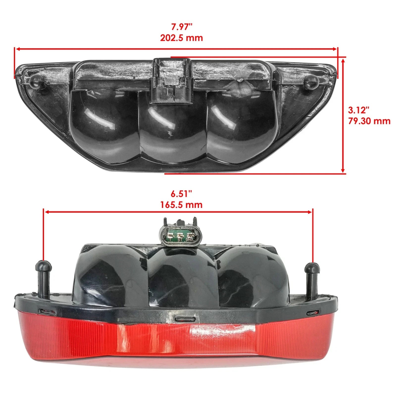 Caltric Taillight For Honda Sportrax 250 TRX250EX 2X4 2006-2008 33700-Hn1-A71
